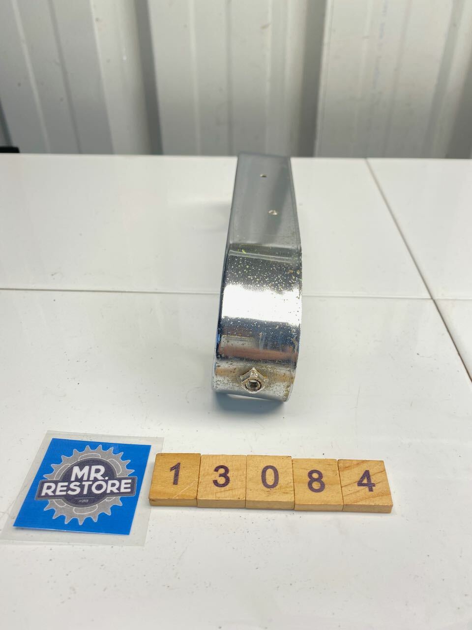 Yamaha XS250 XS400 35mm Chrome Fork Cover Emblem - 4G0-23122
