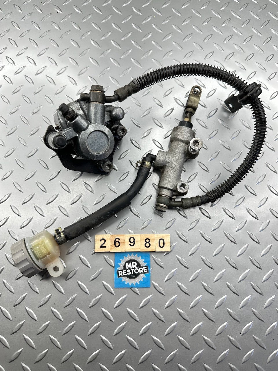 Kawasaki ZR250 Balius Rear Brake Caliper & Master Cylinder