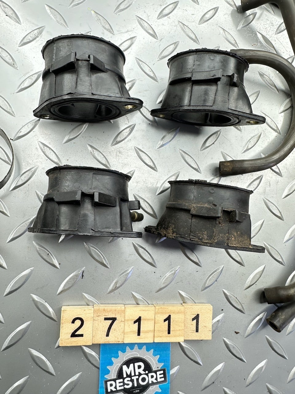 Kawasaki ZR250 Balius ZX250 ZXR250 Carburettor Holder Joints & 3 Clips