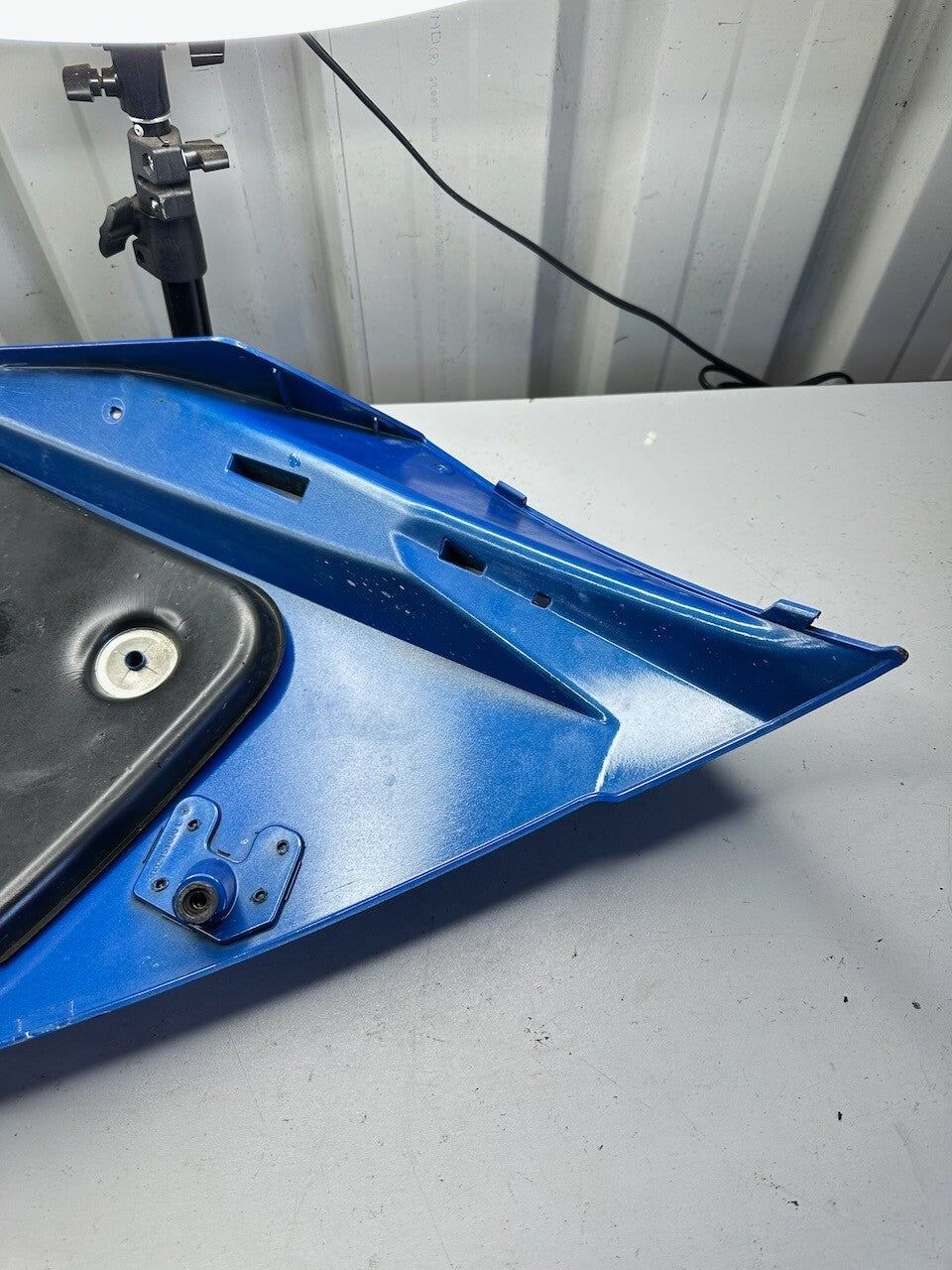 BMW K1200S 03-08 Left Tank Trim Panel Fairing Cowl (needs minor plastic repair)