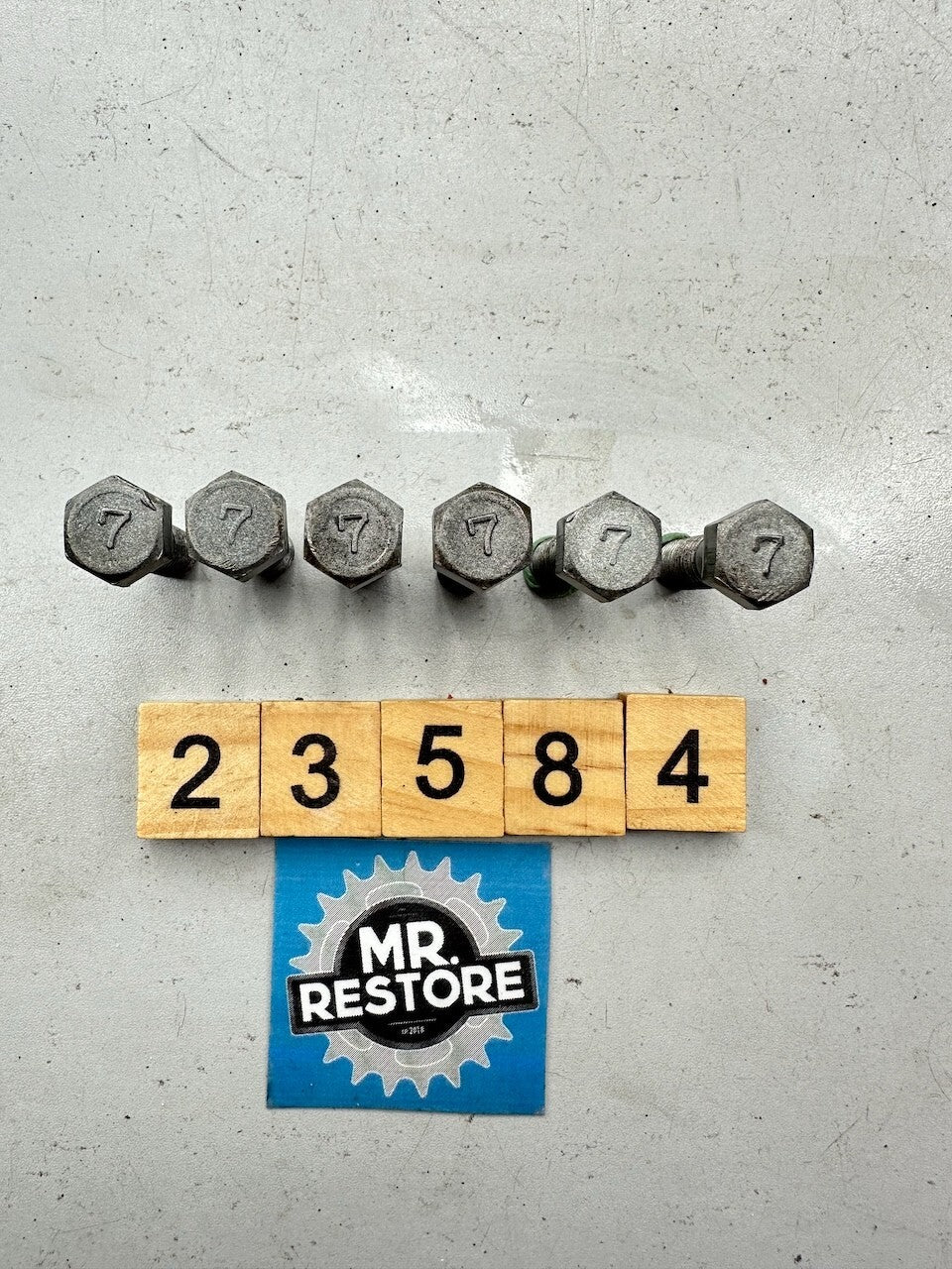 Suzuki Motorcycle Classic OEM Brake Disc Bolts (Set of 6)