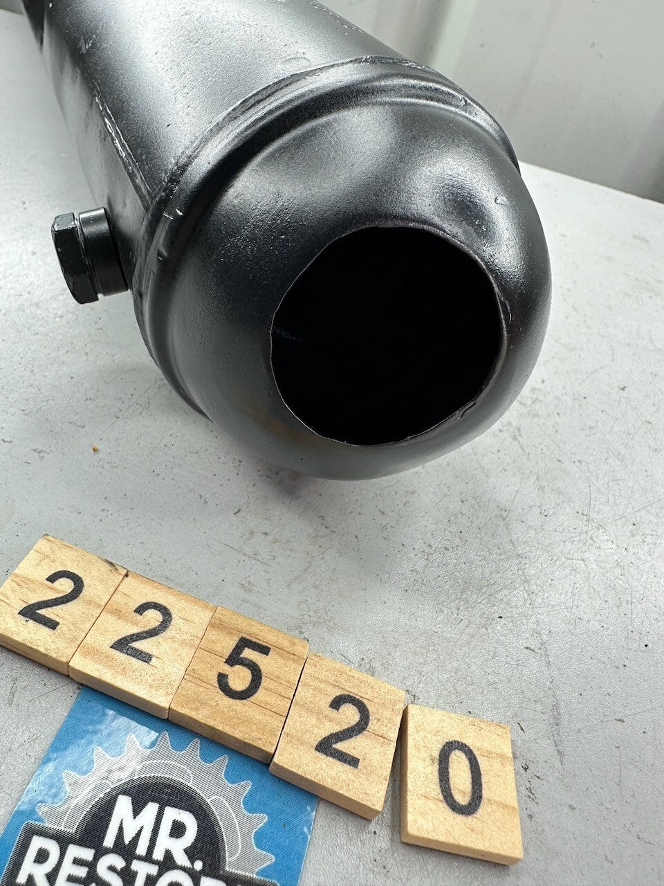 Suzuki PE250 OEM Exhaust Silencer (re-painted)