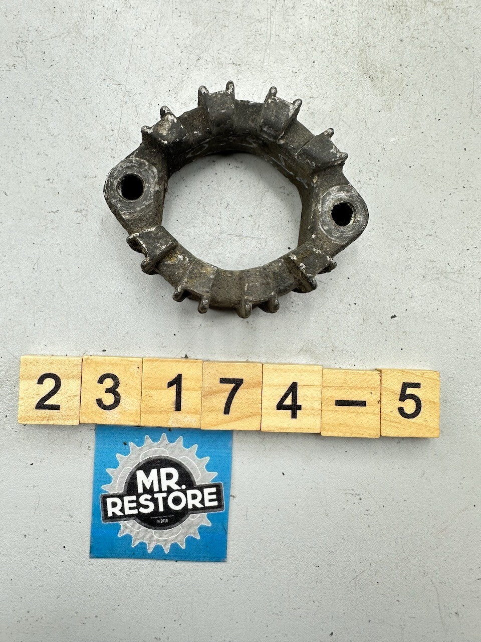 Yamaha XJ650 XJ550 XJ400 YX600 OEM Exhaust Ring Nut Flange 4H7-14612
