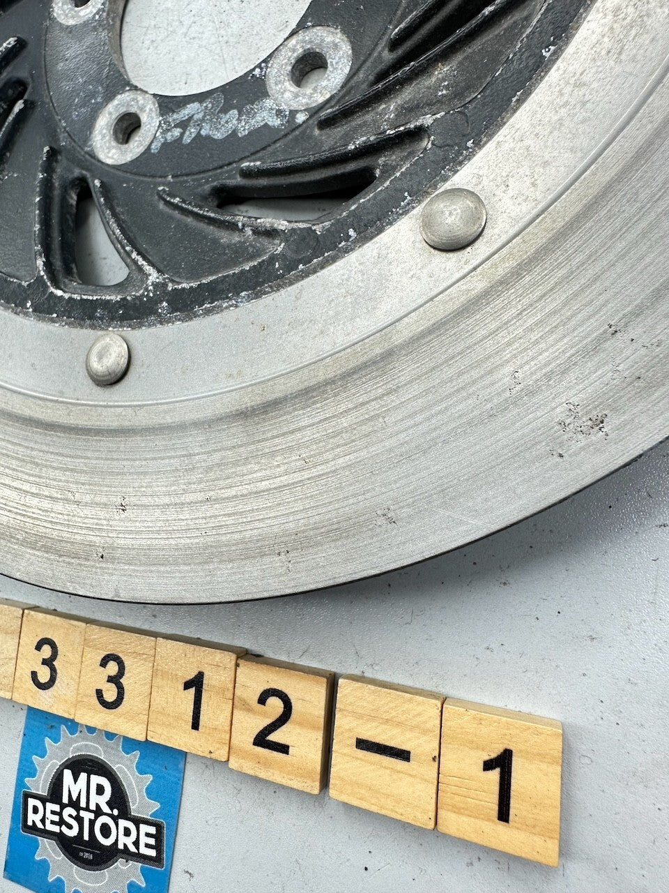 Honda CB900FC CB1100FD OEM Front Right Brake Disc Rotors with 4.90mm Remaining