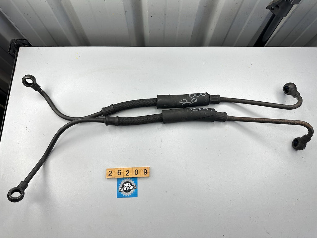 Suzuki GSX600F '88-96' Pair Oil Cooler Hose Line Pipes 16460-19C02 16470-19C01