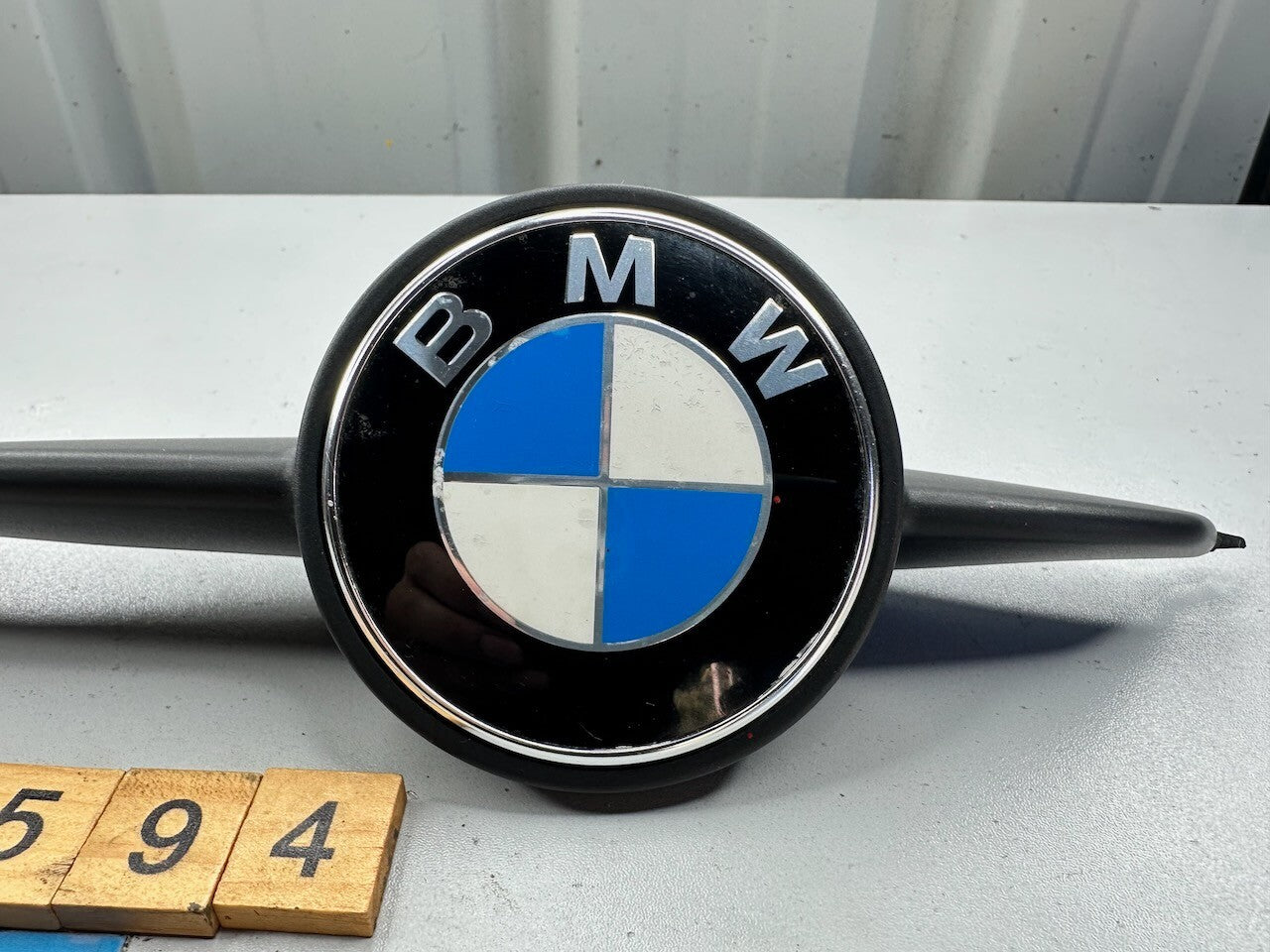 BMW K1200S '03-08' Right Tank Trim Panel Plaque Holder & Badge 46637677780