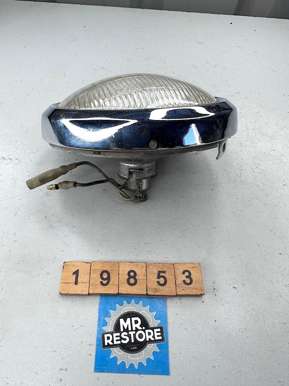 Yamaha V90 T 1982 Headlight & Chrome Rim With Original Imasen Lens