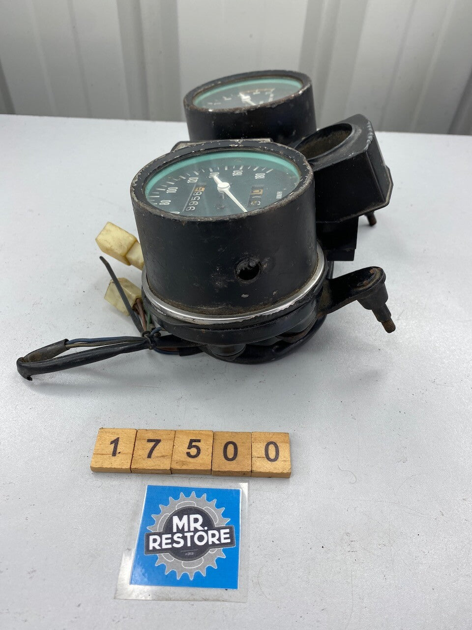 Kawasaki KZ440 Z400 KZ400 Dashboard Meters Instruments KMH - Tested