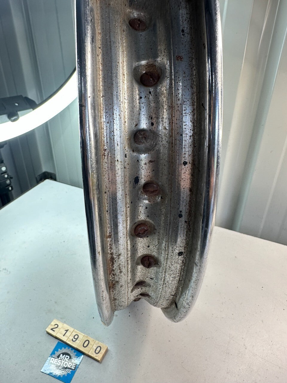 Kawasaki KH500 OEM Takasago 18" Rear Wheel