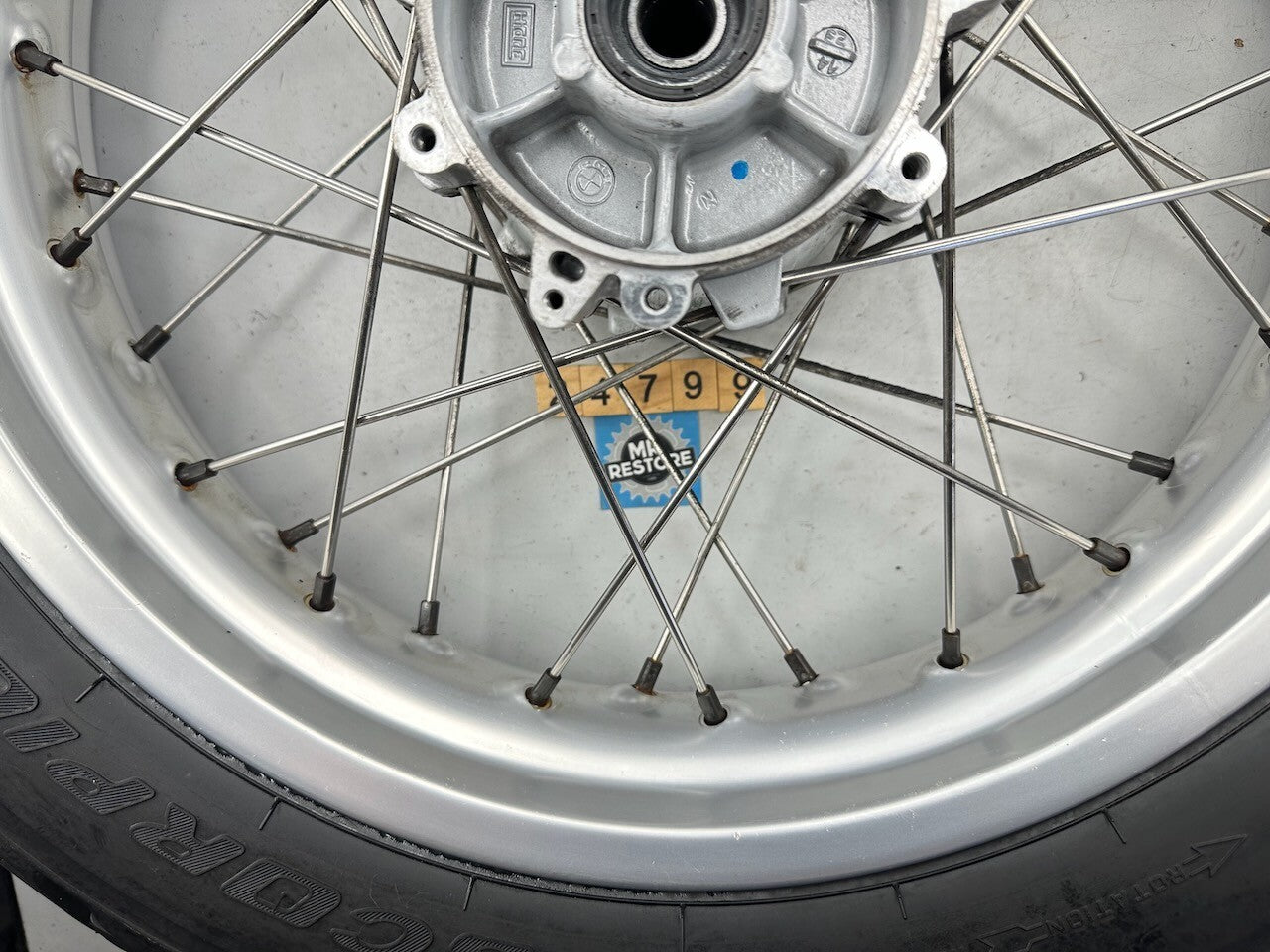 BMW G650GS 2010-16 17" OEM Spoked Rear Wheel