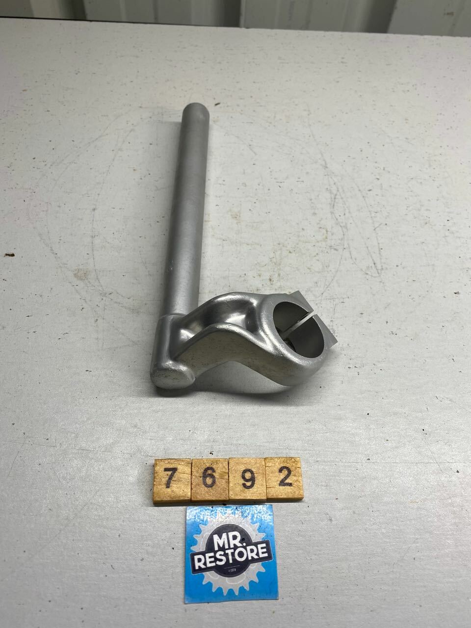 Suzuki RG250 Gamma Mk3 Left Hand Clip On Handle Bar 1987 1989 - OEM