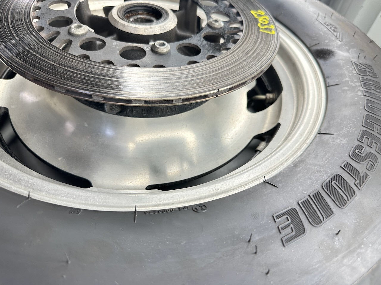 Yamaha V-Max 1200 VMX12 1985 Rear Wheel 15 x 3.5 (Recent Bridgestone Tyre)