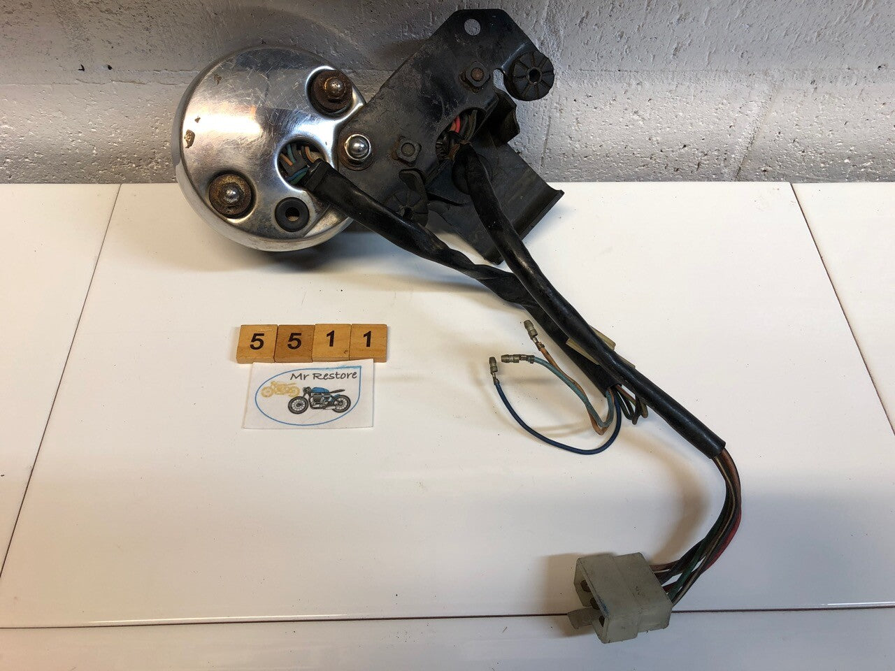 Honda CM250 Dash Ignition Switch Neutral Turn High Beam with Loom & rear cover