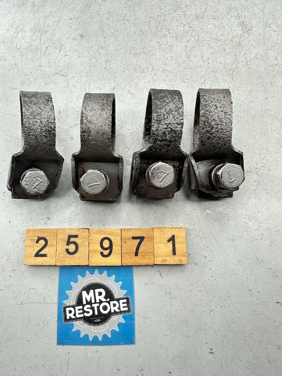 Kawasaki Z1300 KZ1300 + Many Models - OEM Exhaust Muffler Clamp - Set of 4