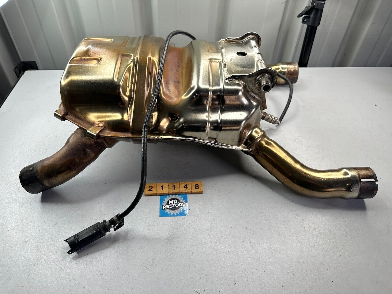 BMW R1150GS R1150R R850R Front Muffler Exhaust Catalytic Converter Cat O2 Sensor