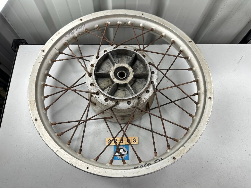 Kawasaki Vintage Motorcycle Dirt Rear Wheel (K250 F-II ?) OEM D.I.D 18x1.85