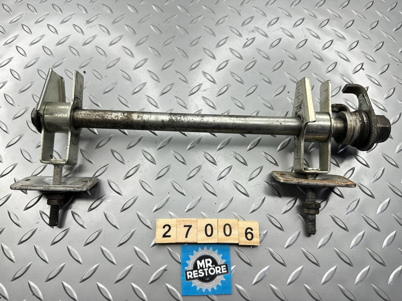 Honda CBF250 Rear Wheel Axle Spindle & Chain Pull Adjusters 42301-KPF-900