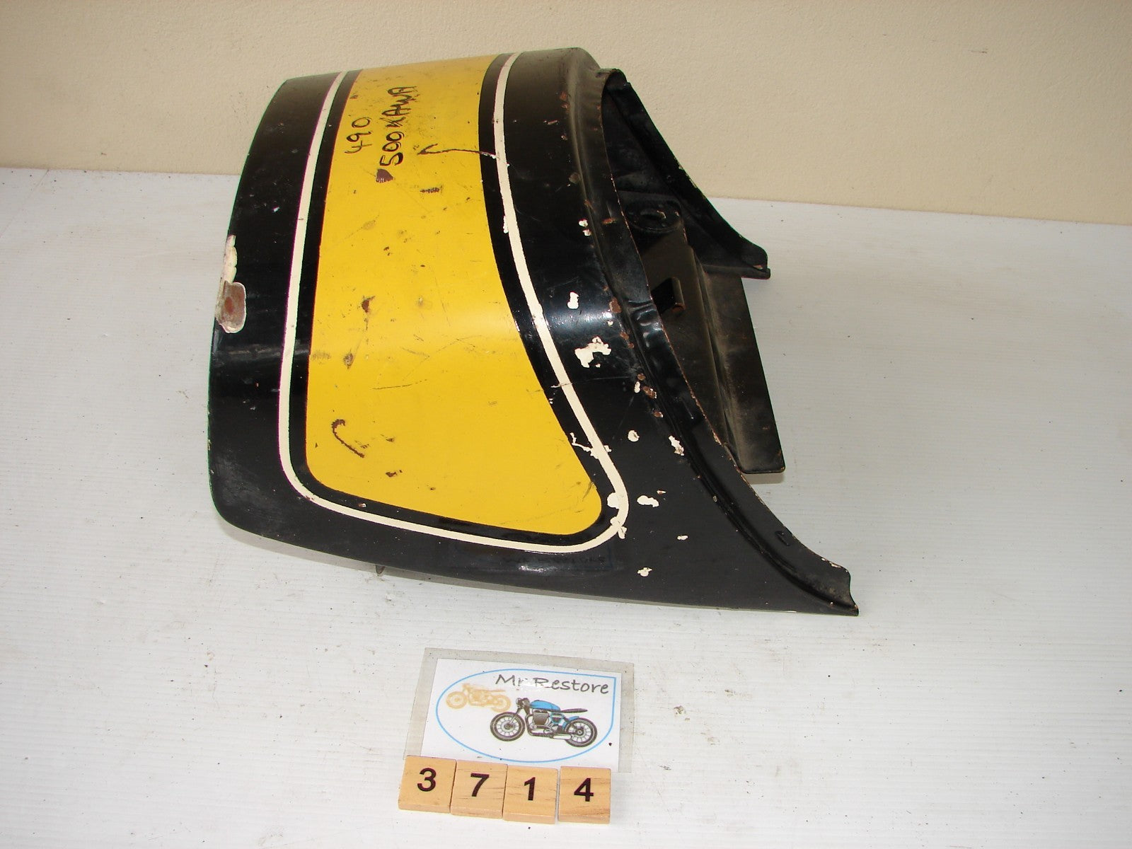Kawasaki Triple KH500 Ducktail tail piece with lens - OEM Vintage Classic
