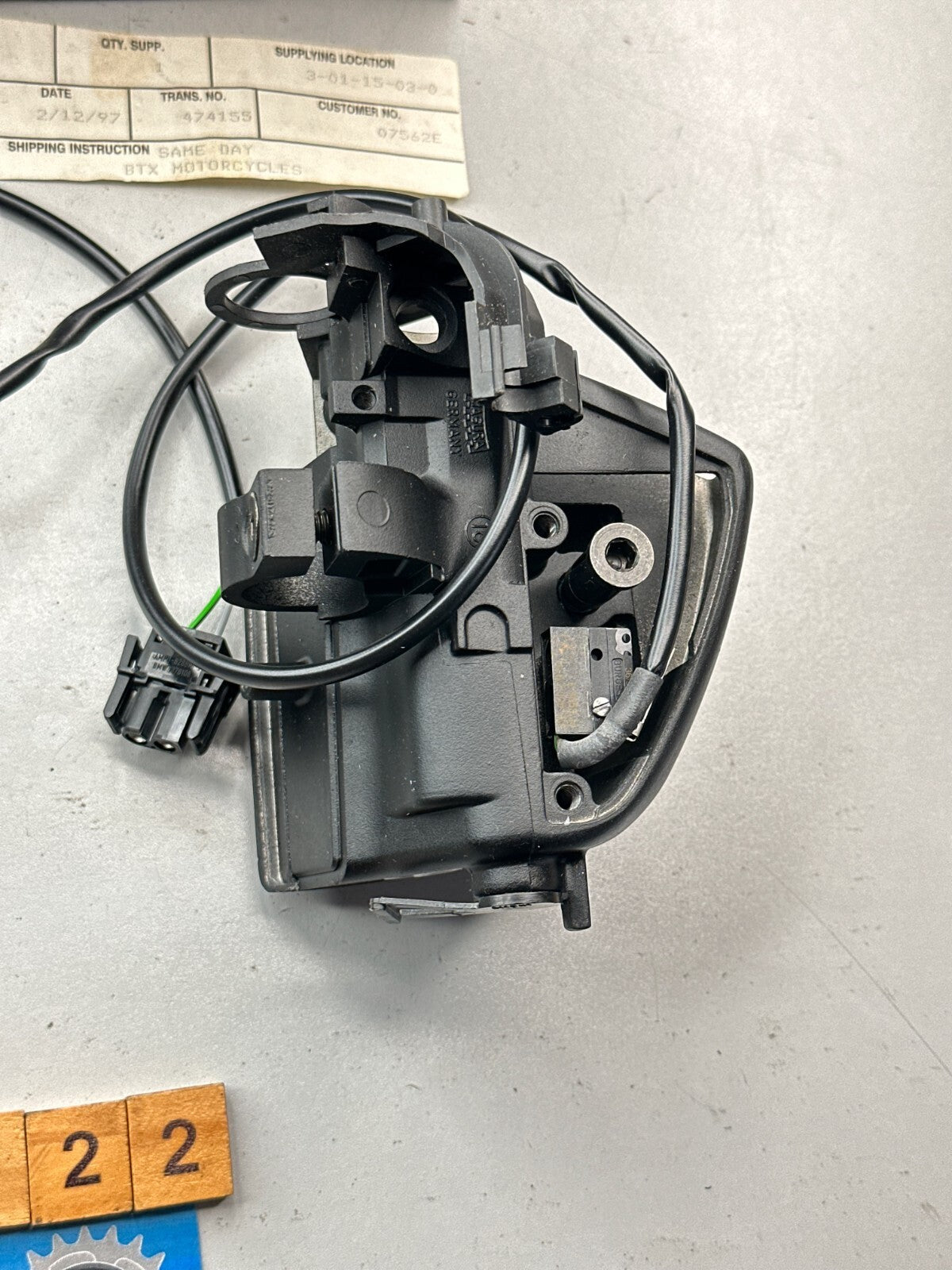 BMW K1200RS 1997-2001 Front Brake Master Cylinder Assy.