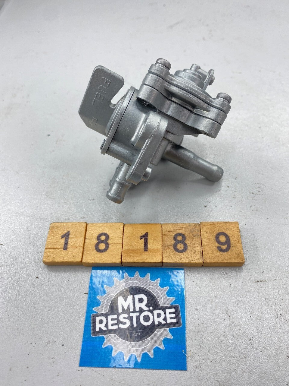 Honda VT250F Genuine Keihin Fuel Petcock Tap - Vapour Blasted