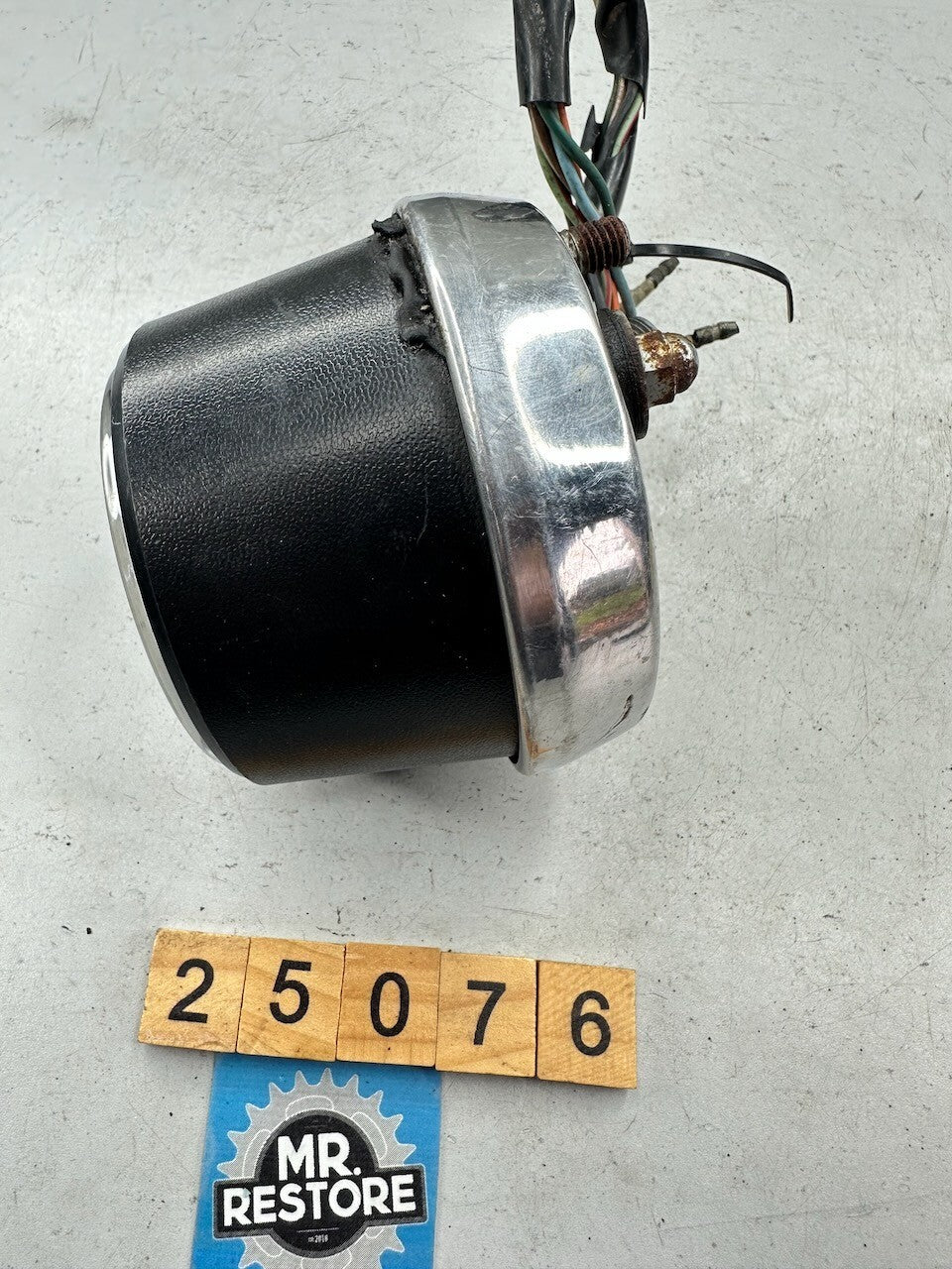 Honda MT250 Tachometer Tacho With Harness & Rear Plate (Tested)