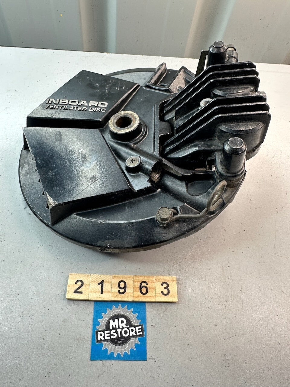 Honda VT 250F "In Board Ventilated Disc" Brake Caliper & Plate