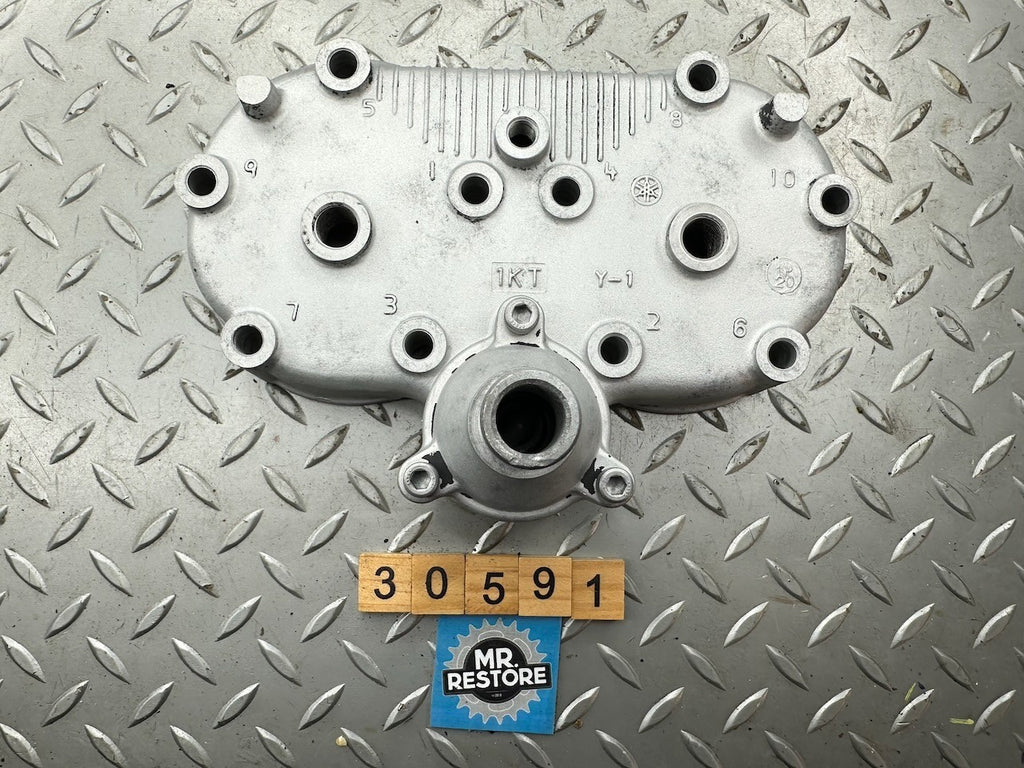 Yamaha TZR250 1KT 2MA TDR250 Cylinder Head & Thermo Housing 1KT-11111-00