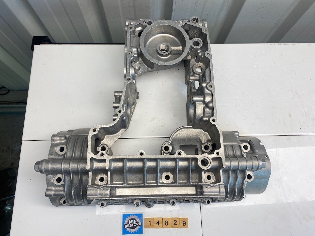 Kawasaki Z750 KZ750 EE Crank Cases - Vapour Blasted