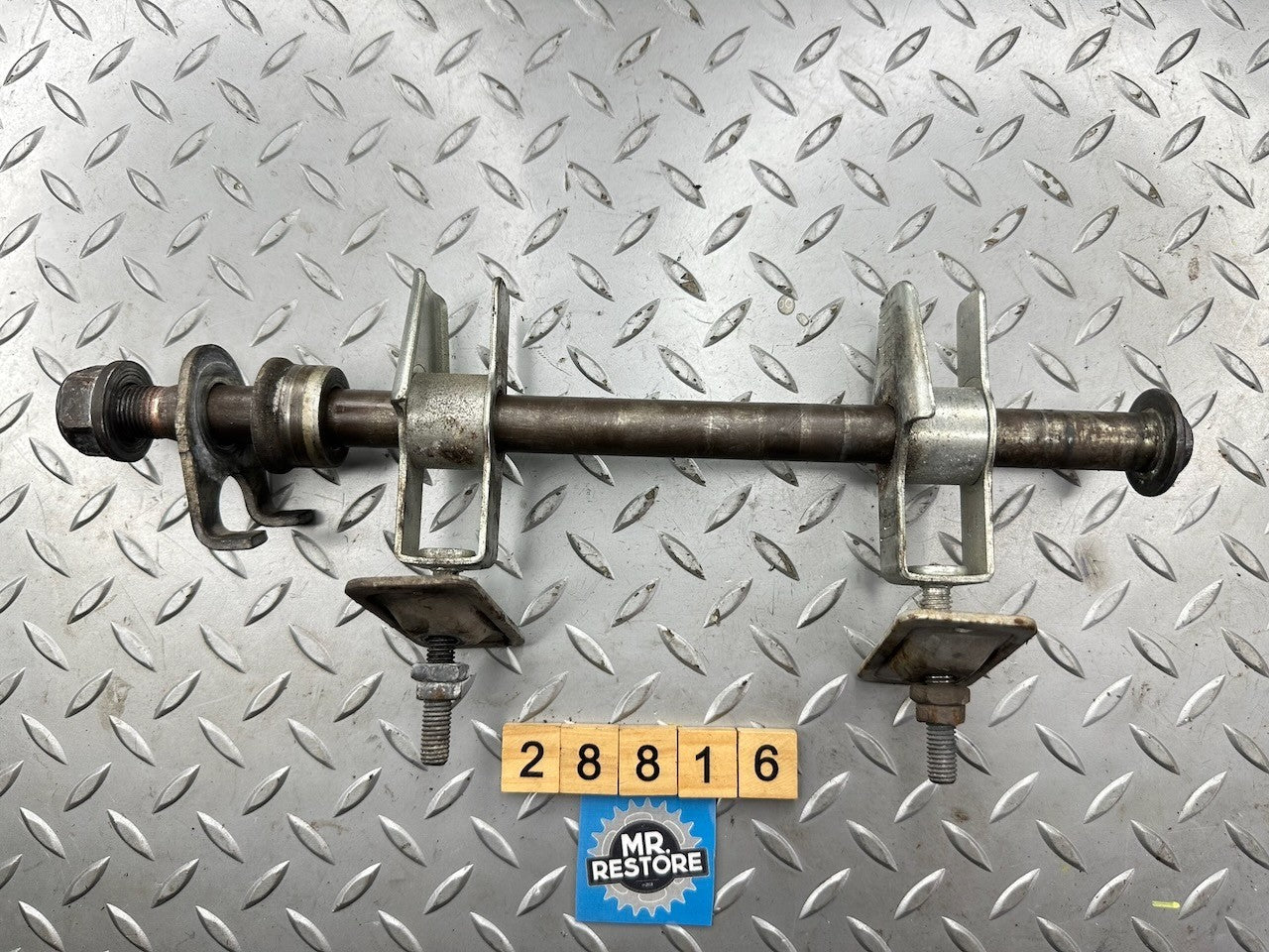 Honda CBF250 Rear Wheel Axle Spindle & Chain Pull Adjusters 42301-KPF-900
