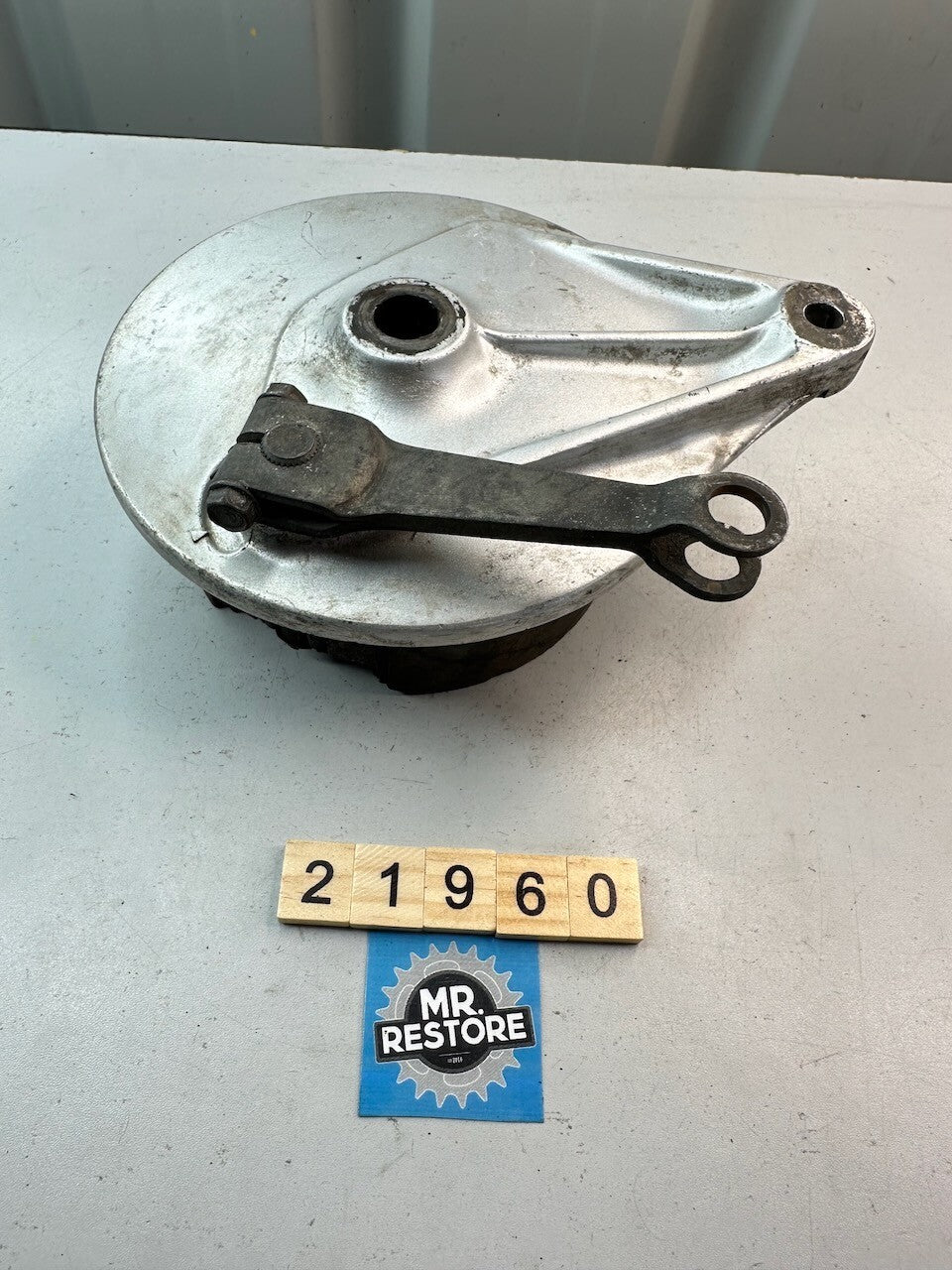 Honda CB400 1978-79 Rear Brake Shoe Plate & Lever 43110-413