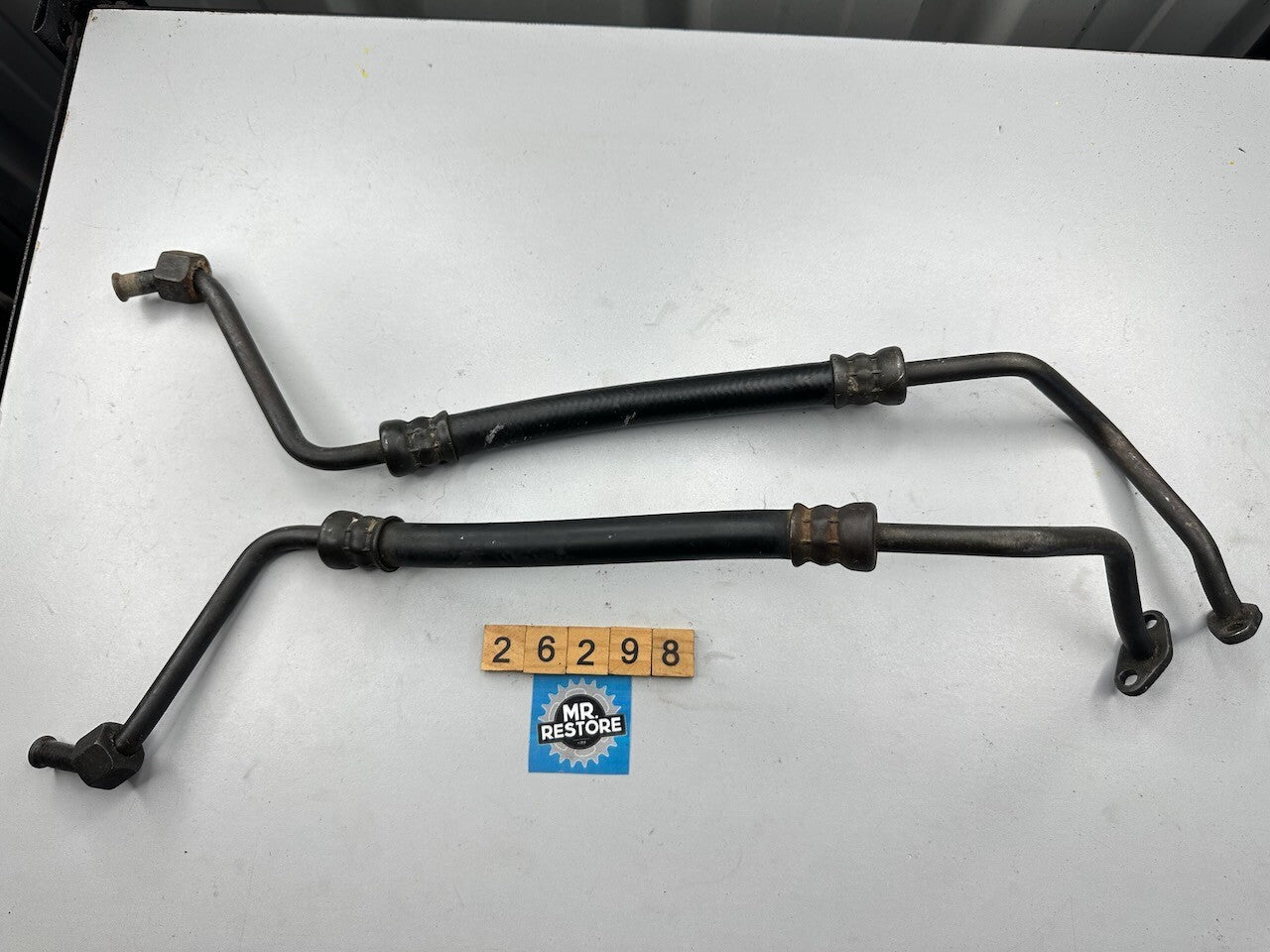 Kawasaki ZX750 GPZ750 '83-85' KZ1100 KZ750 Oil Cooler Hose Line Pipe (pair)
