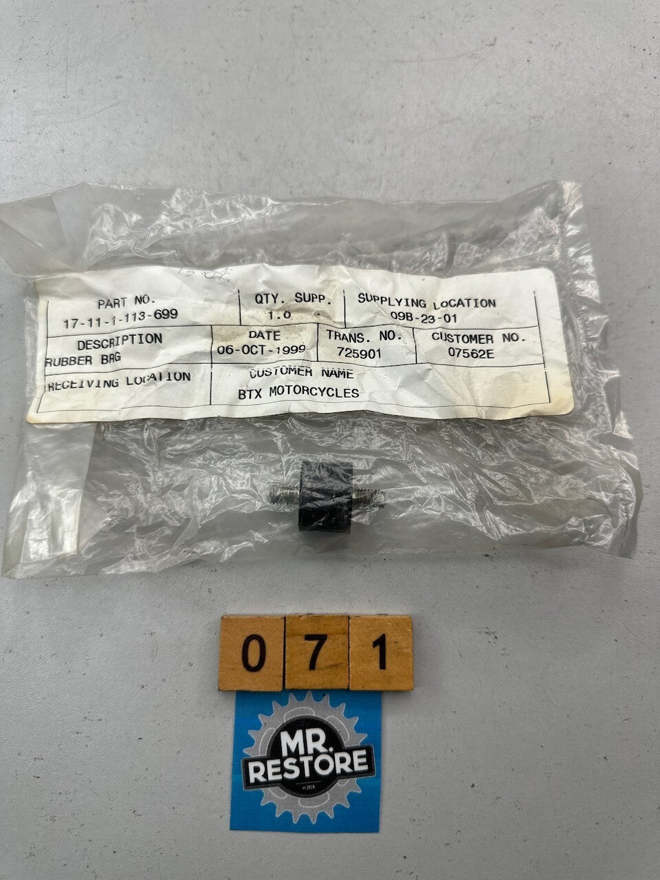BMW Rubber Buffer