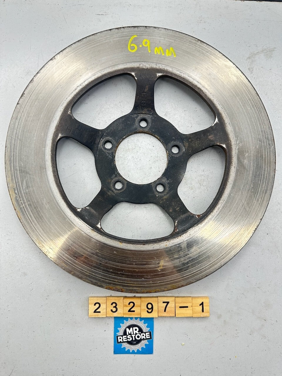 Honda CX500 OEM (7.mm Type) Front Disc With 6.9mm Remaining