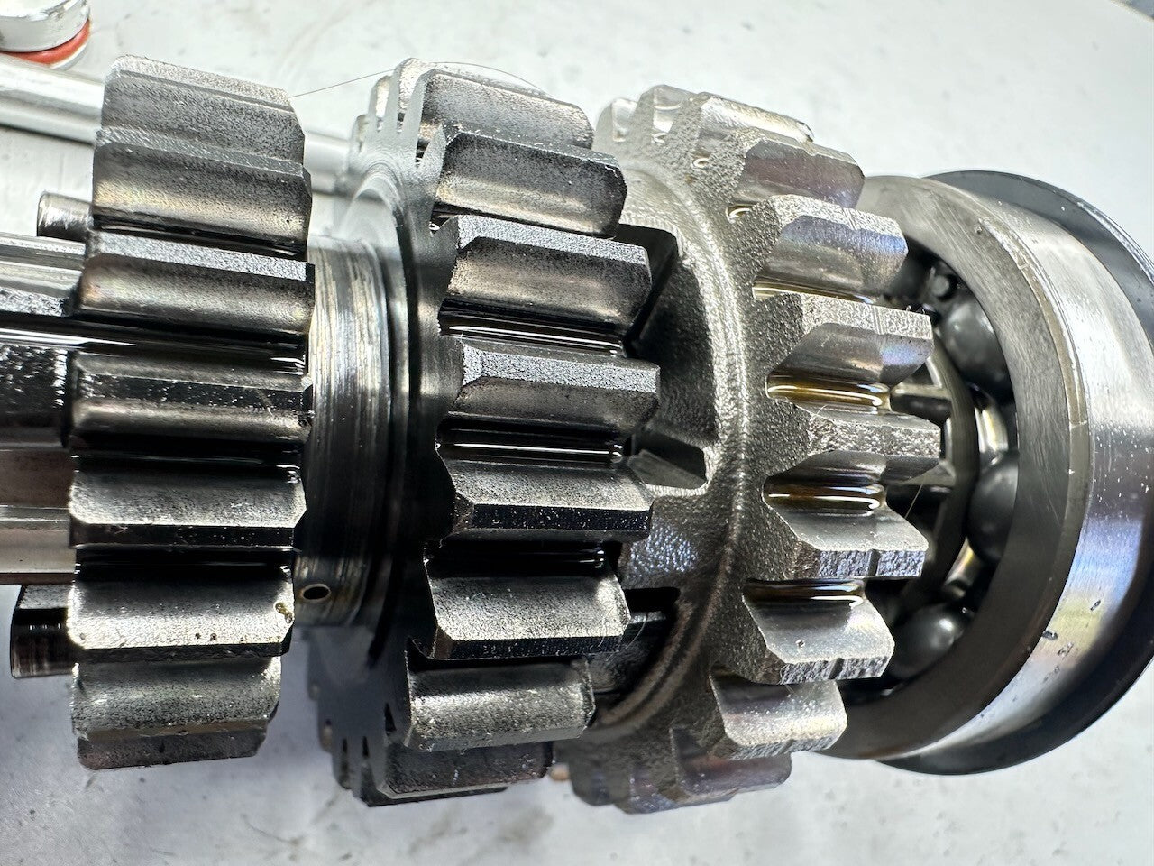 Yamaha V-Max 1200 VMX12 '85' Transmission Main Axle & Gears 1FK-17411