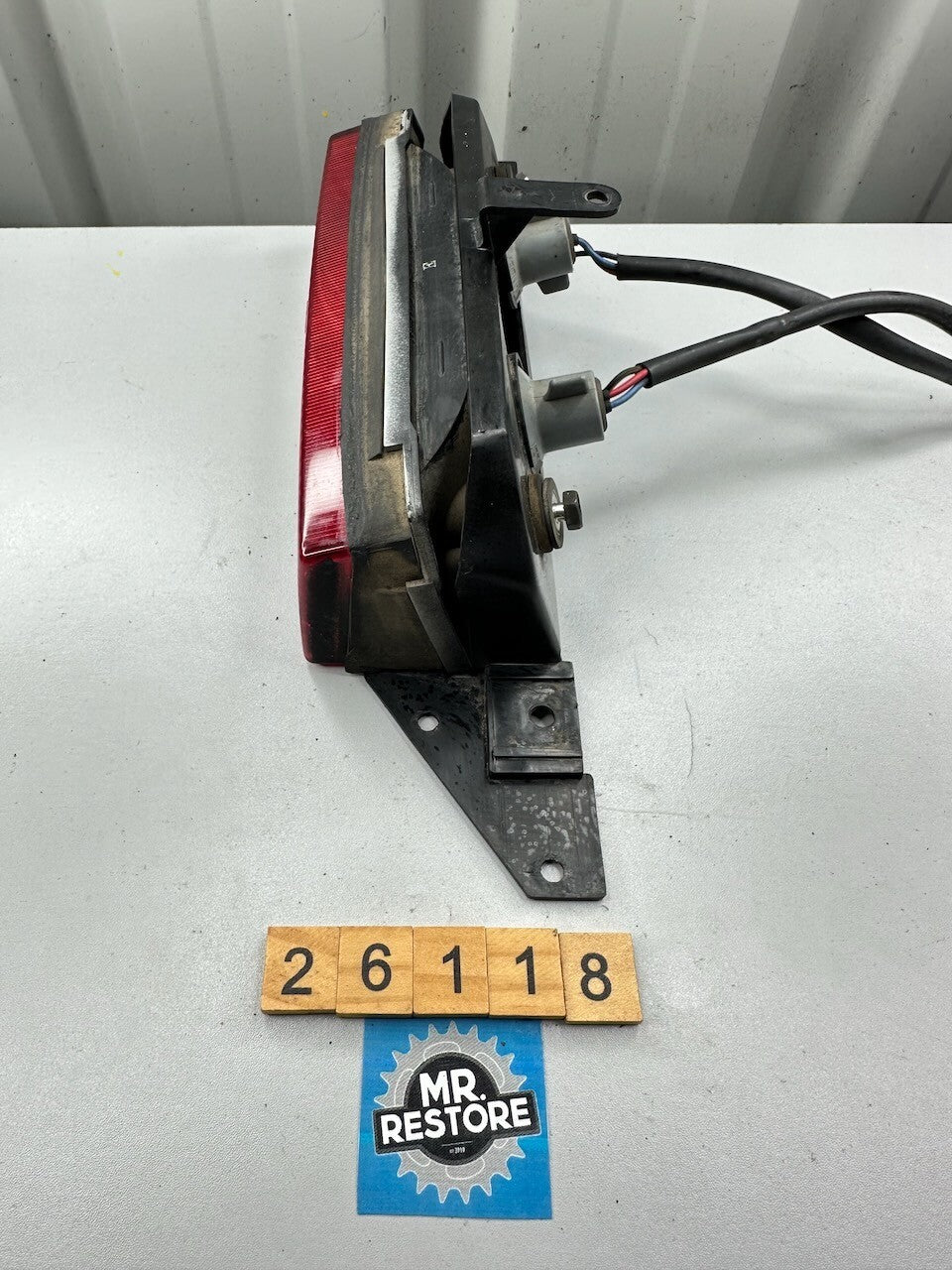 Kawasaki GPZ900 R ZX900 Taillight Tail Light Lamp, Bracket & Bulb Loom (tested)