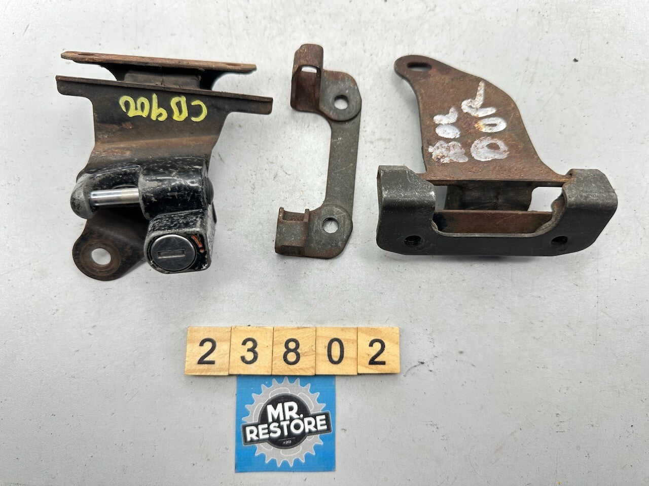 Honda CB900 Boldor CB1000 CB750 Pair Seat Bracket Stays & Helmet Lock