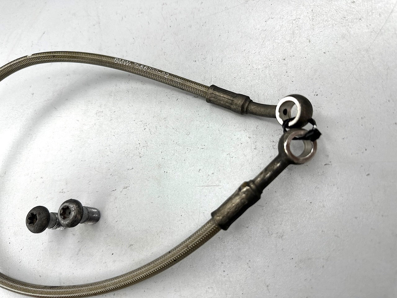 BMW F800S F800ST OEM Braided Rear Brake Hose 34217686799