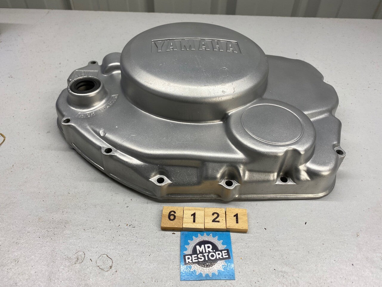 Yamaha XS 400 Side Cover - Vapour Blasted