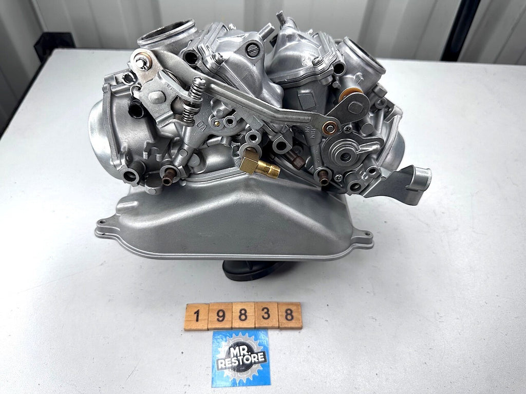 Honda VT250 Pair of Carburettors Carbs - Vapour Blasted