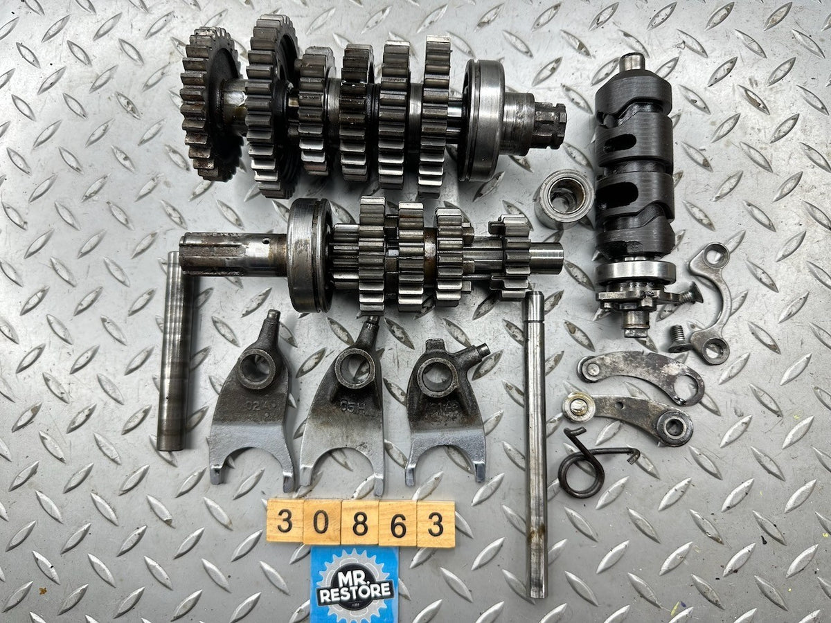 Honda XL175 1974 Transmission Gearbox & Gear Shift Assy.