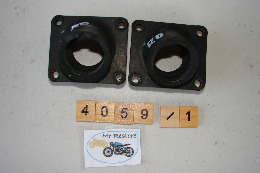 Yamaha RD400 RD350 RD250 Inlet Manifoilds (pair)