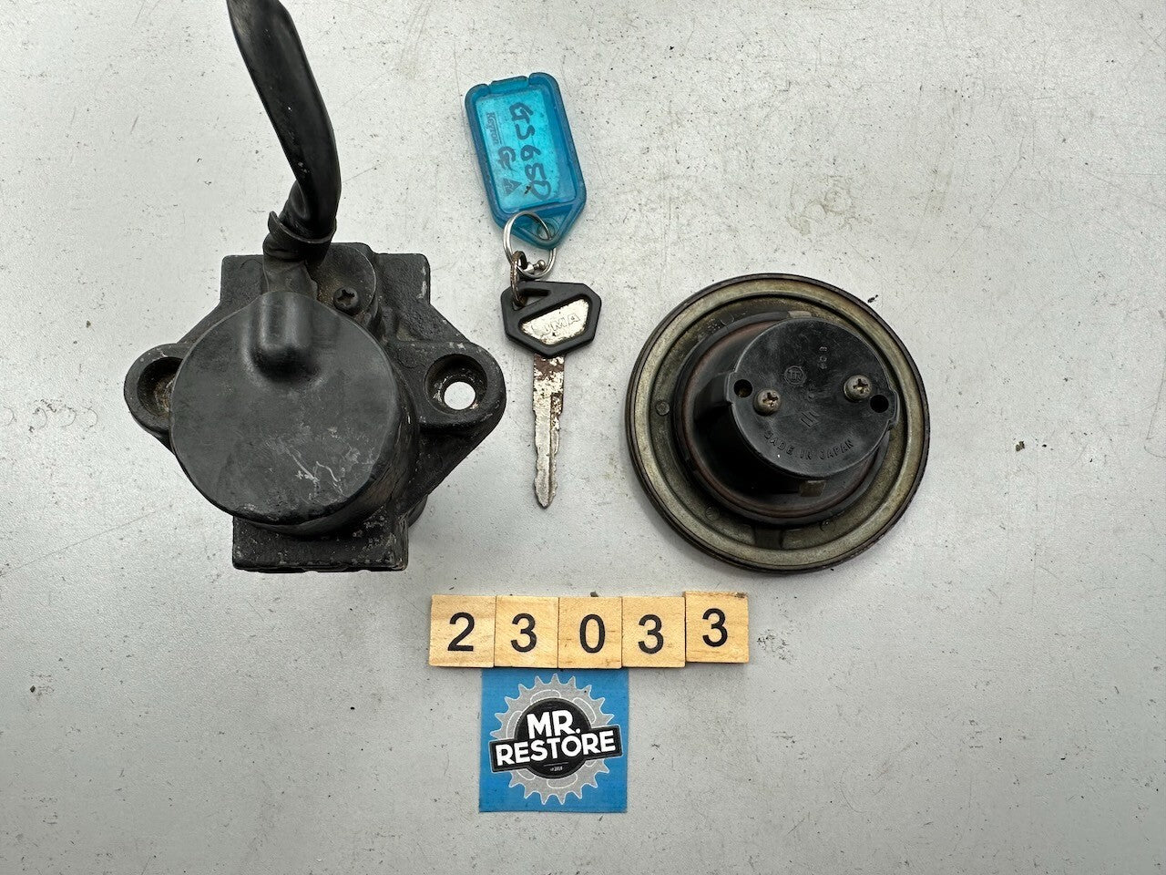 Suzuki GS650 GS550 Katana GS450 GSX400 Ignition Switch & Fuel Tank Cap