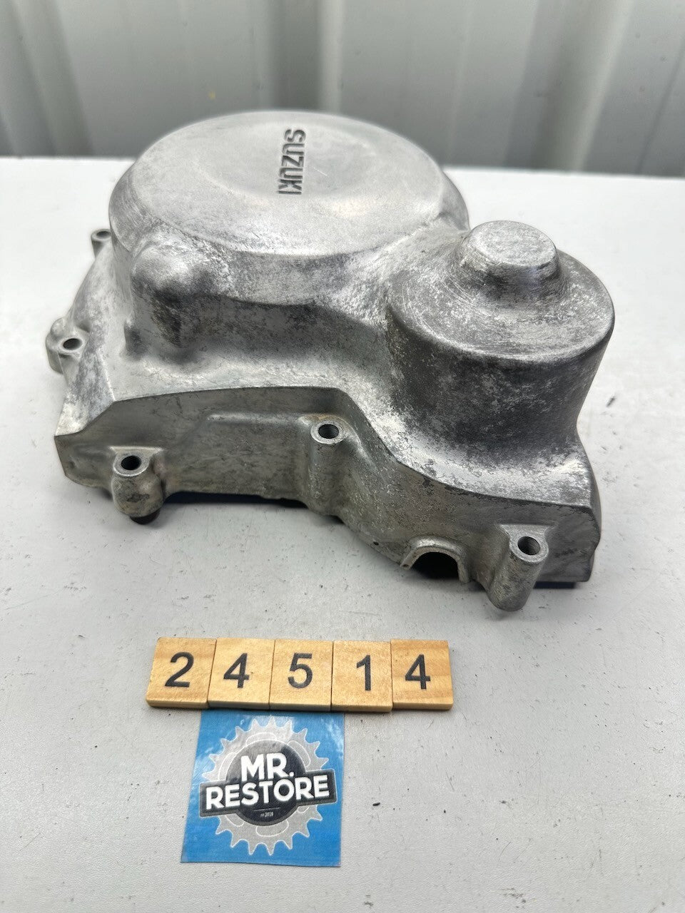 Suzuki GR650 1982-83 Magneto Generator Side Cover 11350-15501