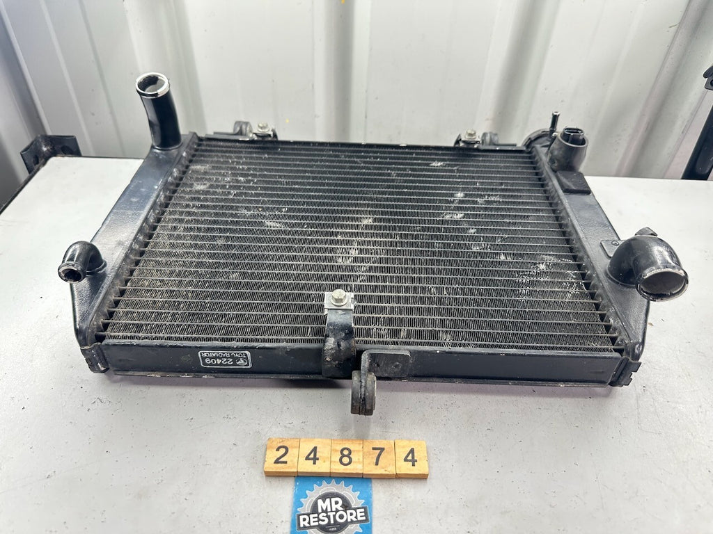 Yamaha YZF-R6 R6 '99-02' Radiator, Cap & Fan Switch 5EB-12461  5EB-12461-00-00