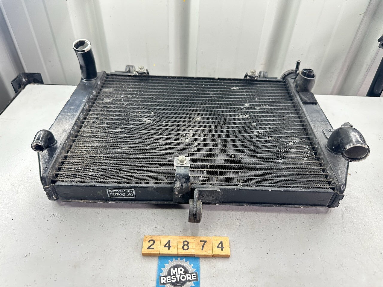 Yamaha YZF-R6 R6 '99-02' Radiator, Cap & Fan Switch 5EB-12461  5EB-12461-00-00