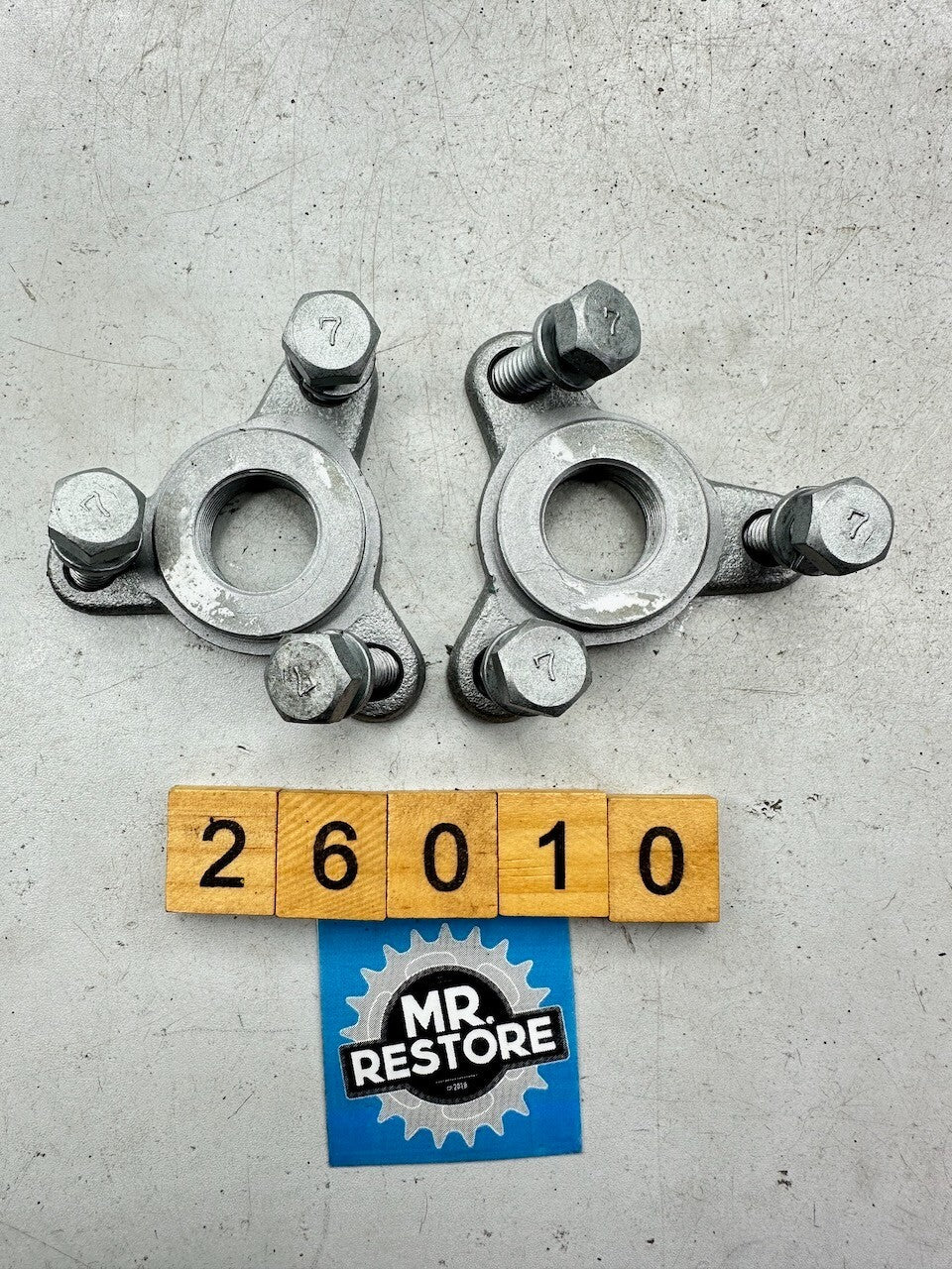 Kawasaki Z1300 KZ1300 '79-81' Pair of OEM Swingarm Stoppers & OEM Bolts