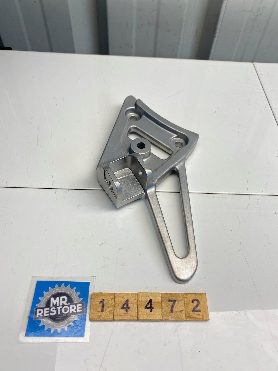 Yamaha SRX250 L/H Front Rider Foot Rest Bracket - Vapour Blasted