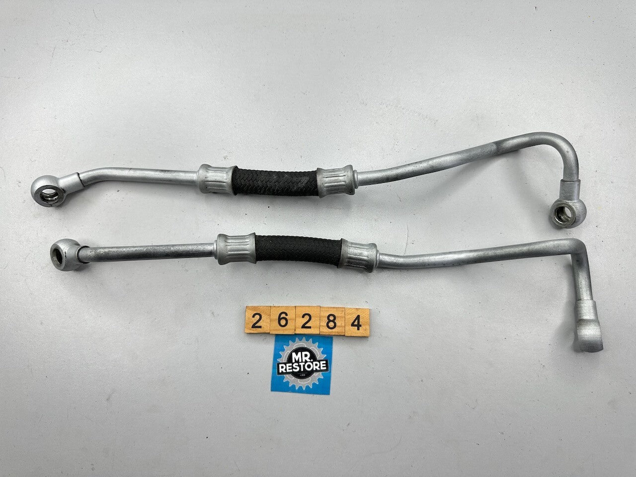 Yamaha FZR1000 '87-88' Oil Cooler Hose Line Pipes (Pair) 2GH-13464  2GH-13465