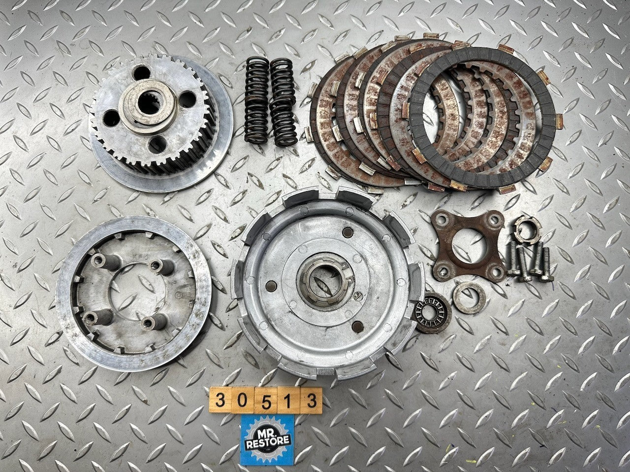 Honda XL250R 84-87 XR250 Clutch Assy. 22100-KK1-010 22350-KW3 22120-KK1
