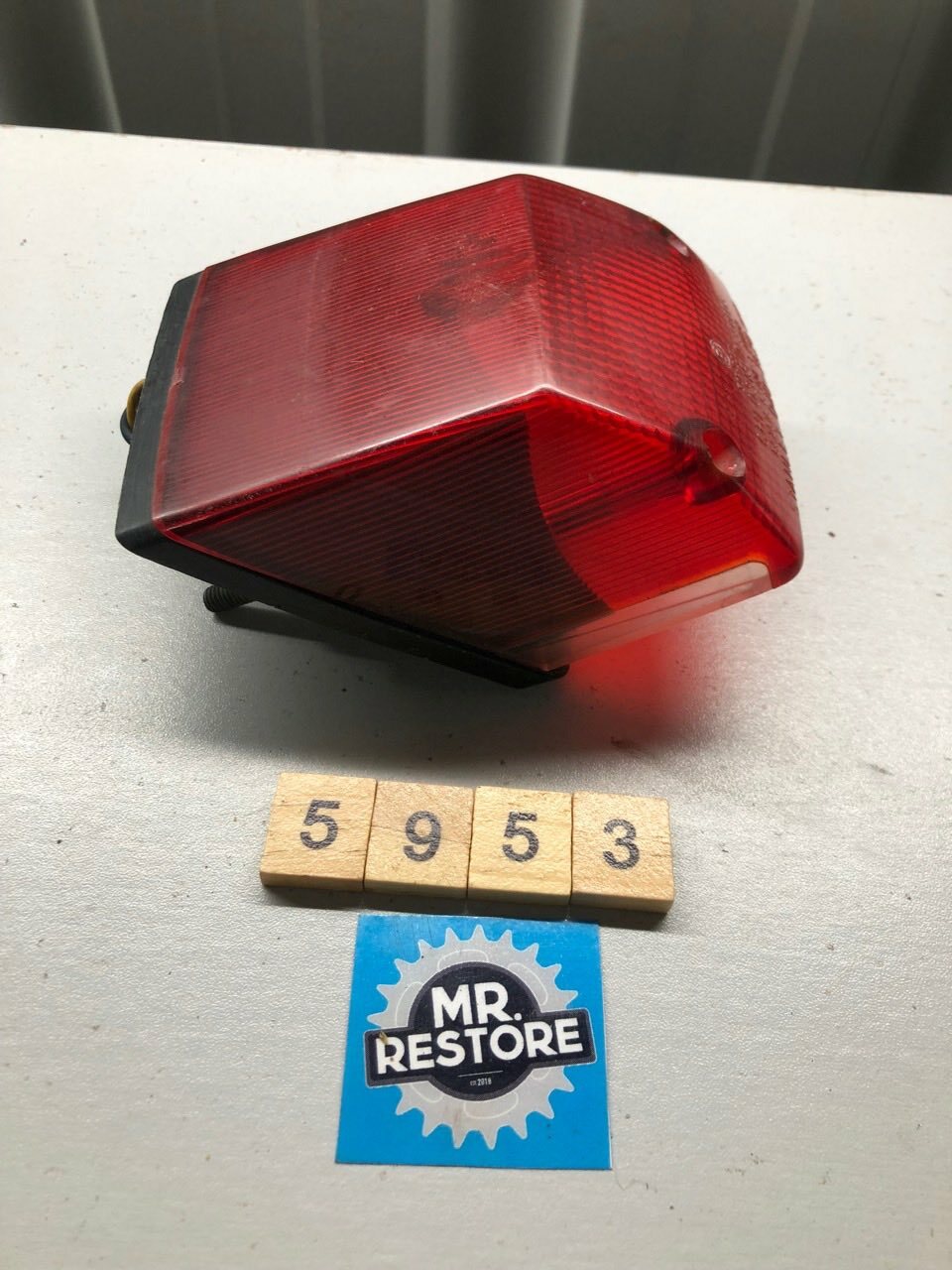 Yamaha FZR250 2KR Rear Tail Light with Original Stanley Lens 1JK-84710